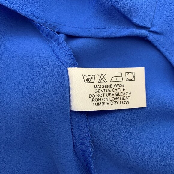 Violet + Claire Women's Top Small Blue V-Neck Sleeveless - Picture 8 of 8